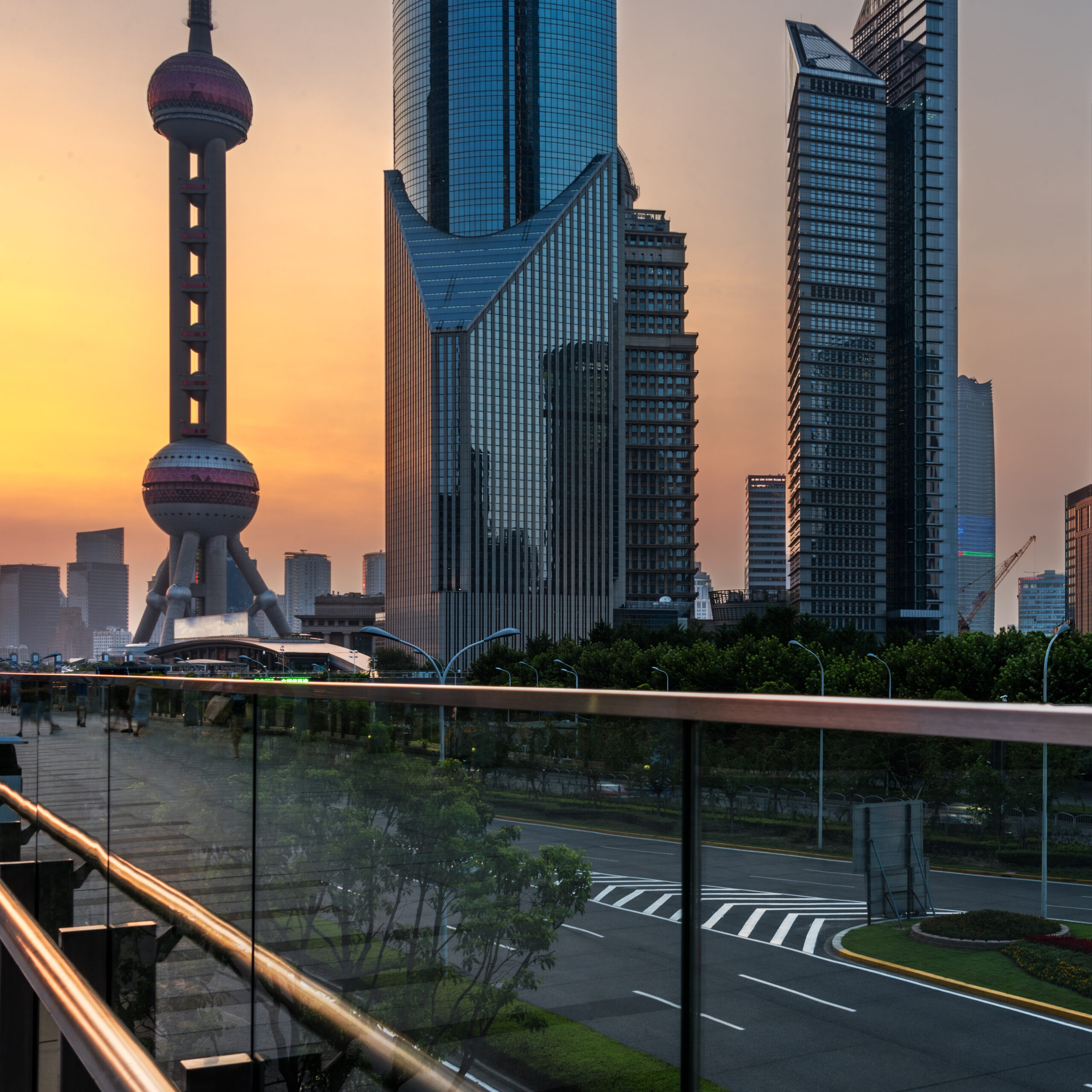 urban traffic road with cityscape